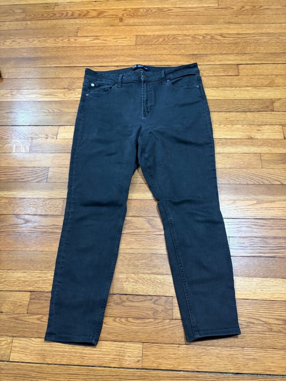Gap High Rise Universal Legging Skinny Jeans Black Denim Pants Women's Size 16